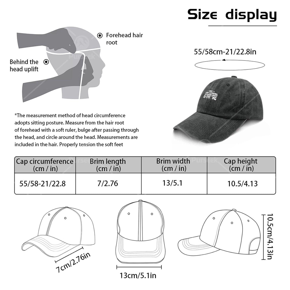 Sorry I Wasnt Listening I Was Thinking About Fishing Baseball Hat Unisex