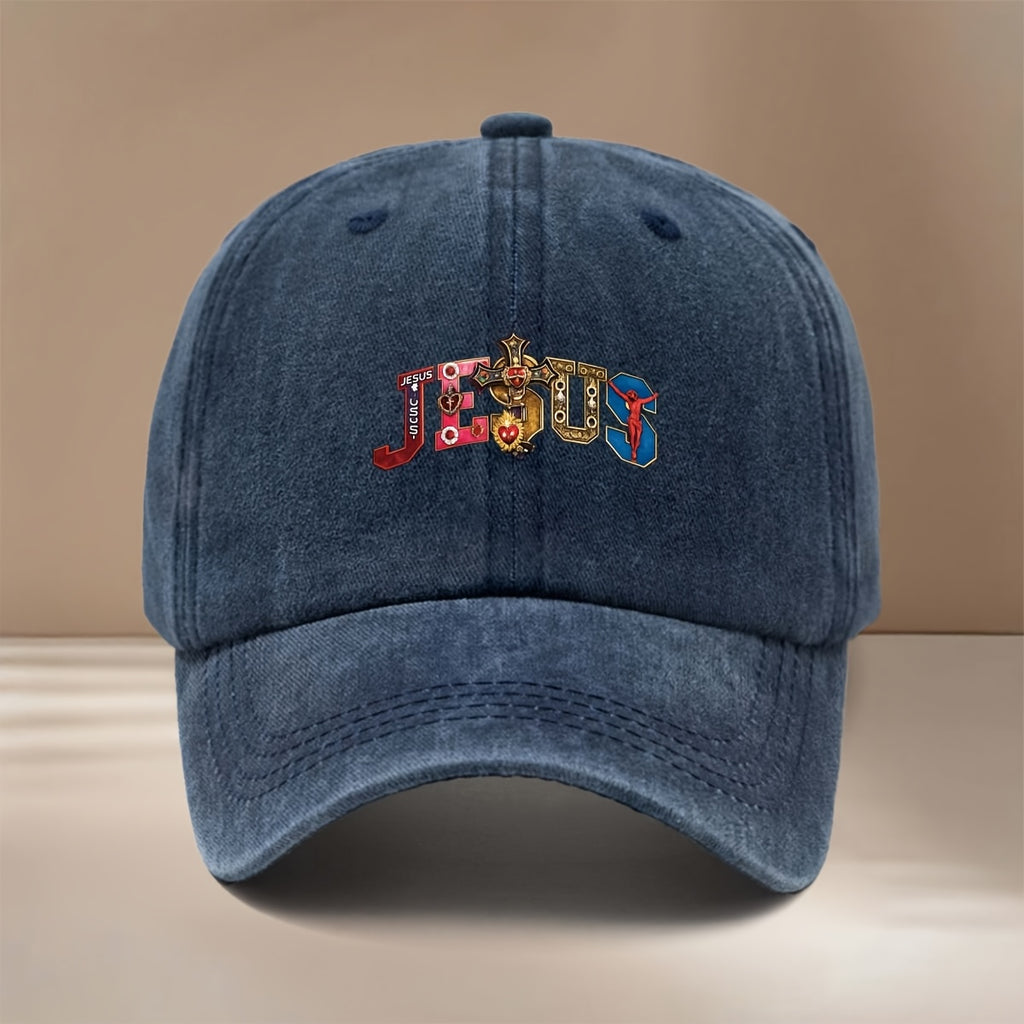 This Is a Baseball Cap with a Gemstone Pattern, Trendy, Comfortable, Adjustable Size, Duck Tongue Hat, Unisex, Lightweight, Personalized Curved Brim Hat, Suitable for Outdoor Sports, Dinners, Camping