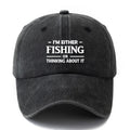 A Unisex Fashionable and Versatile Printed FISHING Baseball Cap, Featuring a Classic Vintage Washed Outdoor Lightweight Curved-brim Design. Suitable for Casual Occasions Such as Outdoor Vacations, Travel, and Camping. Also Works as a Hip-hop Hat