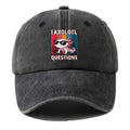 A Unisex Men's Baseball Cap with Cartoon Print, Adjustable, Fashionable, and Versatile. Suitable for Outdoor Activities Such as Camping, Hiking, and Fishing