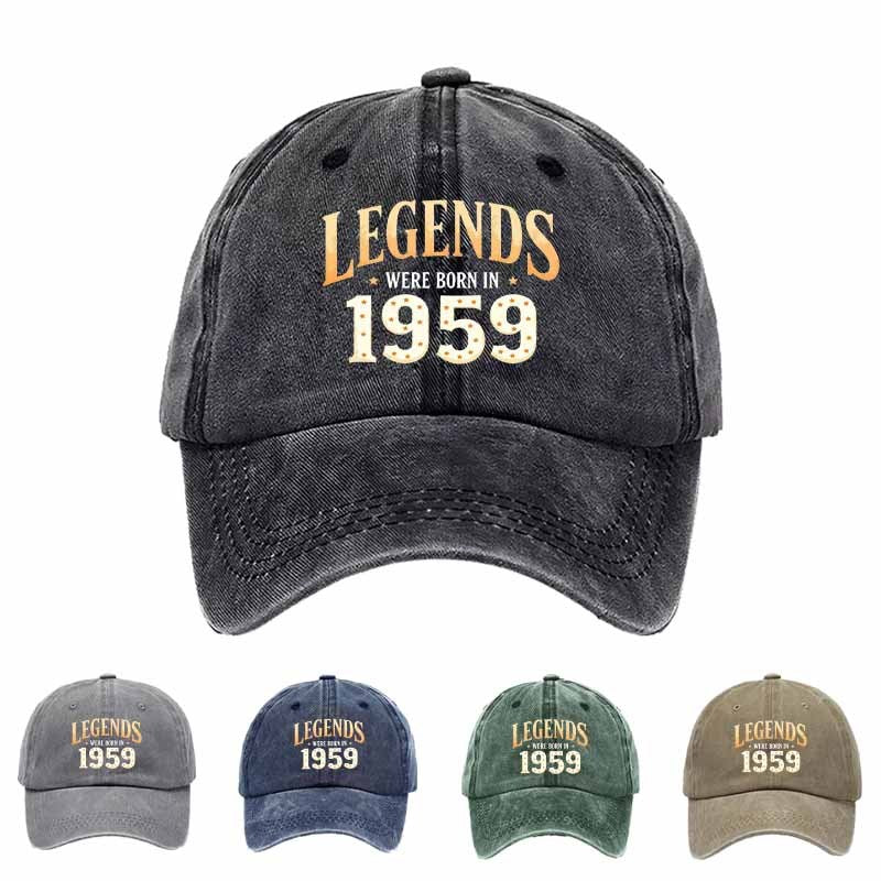 Vintage 1959 Baseball Cap | Retro Sporty Polyester Casual Hat, Hand Washable, Suitable for Various Holidays and Seasons