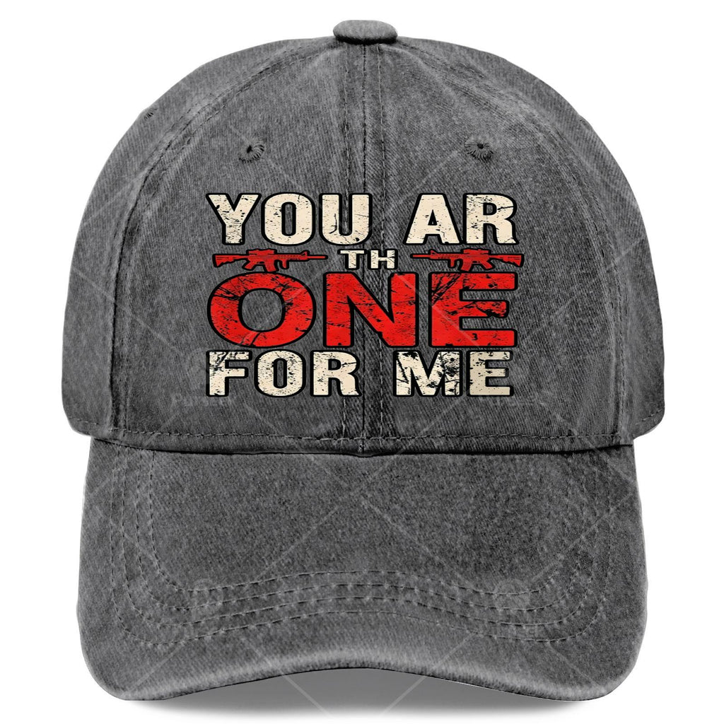 You'Re The One I'M Looking For, Unisex Baseball Cap, Low-Key Style, Washed And Distressed