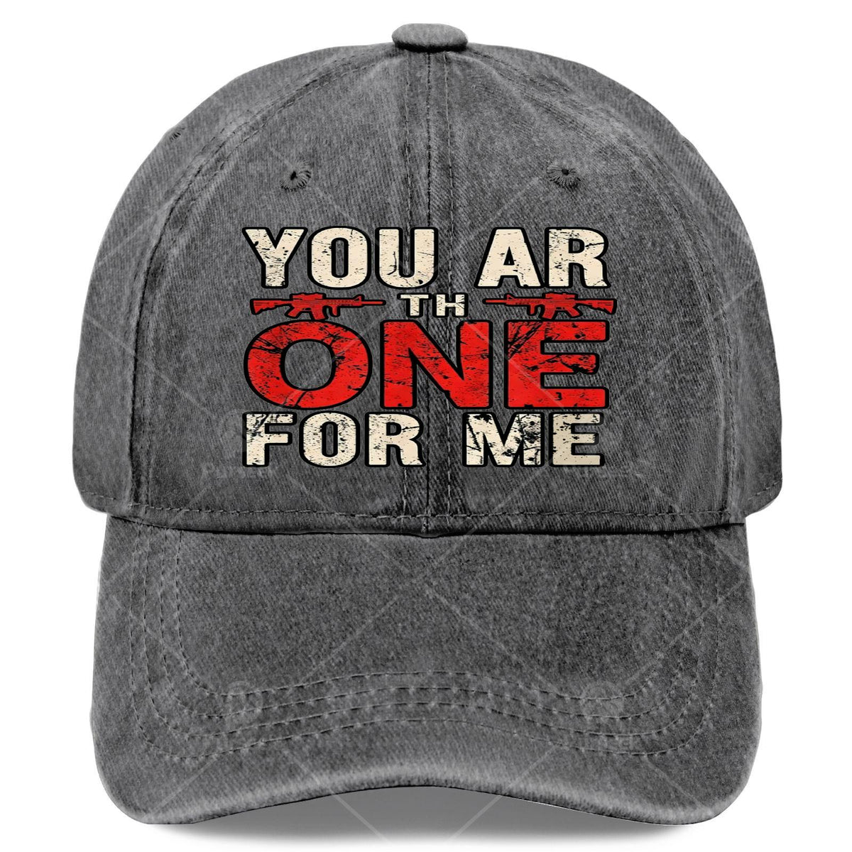 You'Re The One I'M Looking For, Unisex Baseball Cap, Low-Key Style, Washed And Distressed