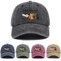 Playing with Cats" Baseball Cap | Stylish and Cute, Perfect for Everyday Use and Outdoors, Includes Printed Map, Adjustable Buckle Closure, Hand Wash Only
