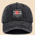 1pc Tokyo Japan City Style Printed Baseball Cap Unisex Printed Design Solid Color Easy Retro Curved Brim Dad Hat Adjustable Size Four Seasons Sun Hat Suitable for Cycling, Fishing, Hunting Teen Couple Skateboard Hat Ideal Gift for Birthday Festival