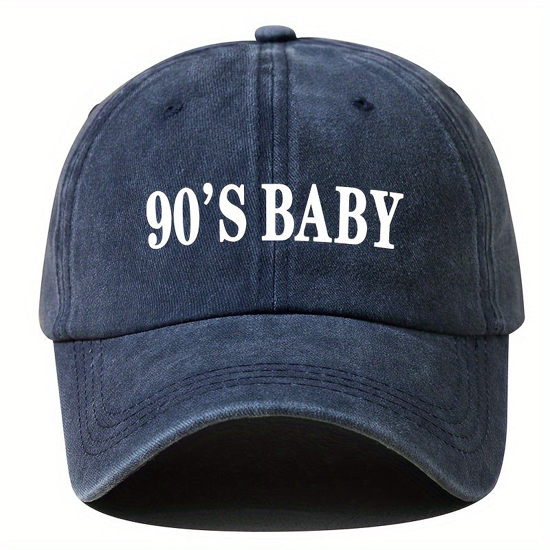 Men's Baseball Cap Outdoor Travel Fishing Hat Mountaineering Hat Retro Washed Sports Duckbill Cap Curved Brim Hat Adjustable High Quality Dad's Truck Hat