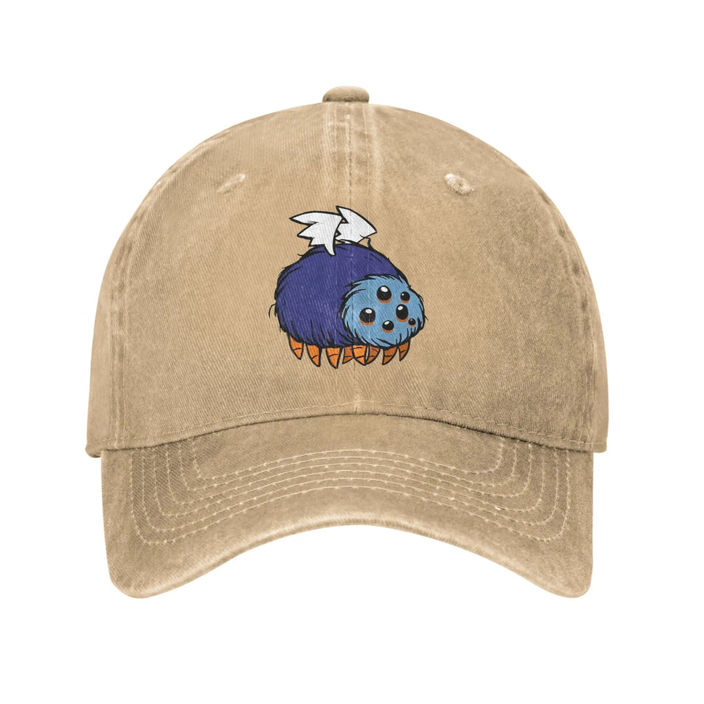 2026 New Model Washed Baseball Cap Suitable for All Seasons, "No More Starving Together" Design, Unisex Adjustable Hip-Hop Cap with Full-Print, Machine Washable Outdoor Sports Hat for Men & Women, Pull String Closure for Sunshade
