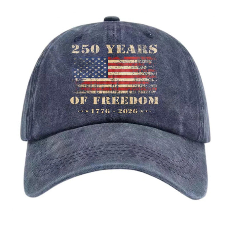 1776-2026 Patriotic Dad Hat Suitable for - Wear, Vintage USA Flag Baseball Cap with Distressed, Lightweight Buckle Closure for 4th Gifts, American Heritage Cap for & (Hand Washable)
