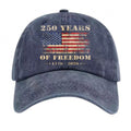 1776-2026 Patriotic Dad Hat Suitable for - Wear, Vintage USA Flag Baseball Cap with Distressed, Lightweight Buckle Closure for 4th Gifts, American Heritage Cap for & (Hand Washable)