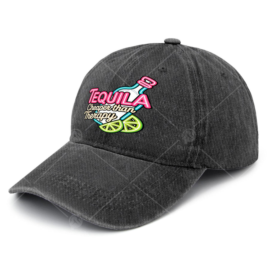 Funny Tequila Drinking Baseball for & - Retro Full-Body Tequila Print Suitable for Cinco De Mayo Parties, Christmas, Games, 4th of - Lightweight Washed Unisex Hat with Iconic