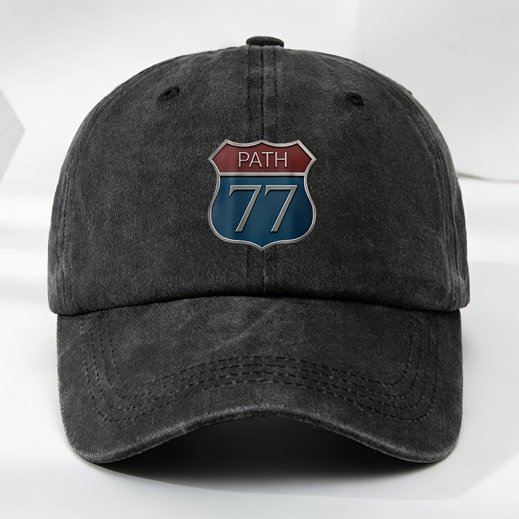 Men'S Summer Casual Washed Baseball Cap, Lightweight Adjustable Outdoor Sun Hat for Everyday