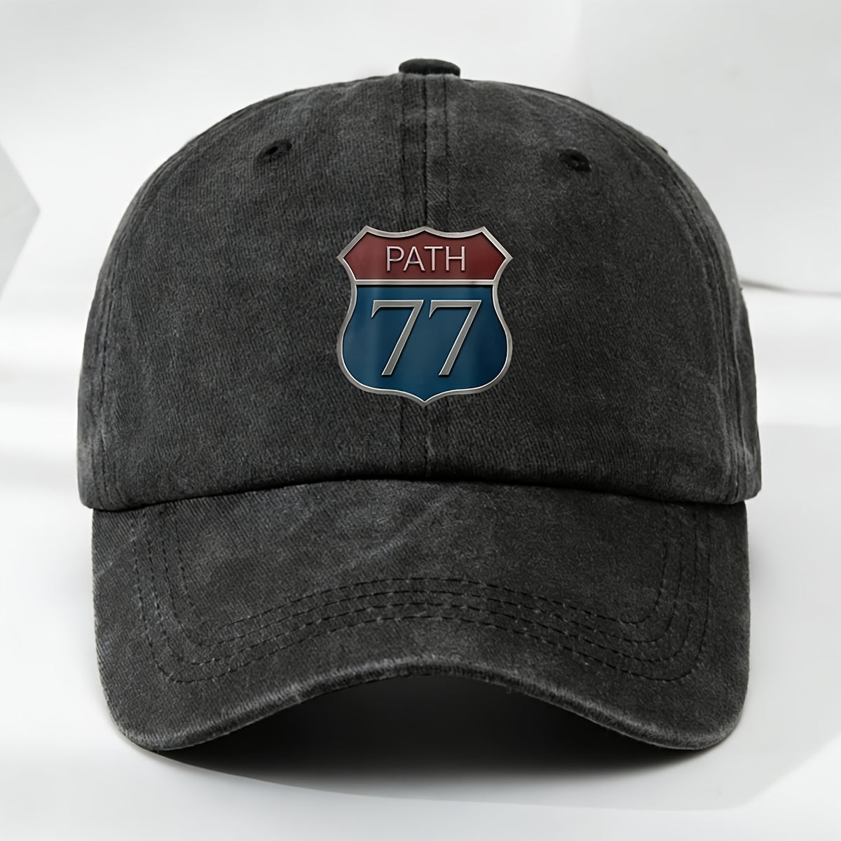 Men'S Summer Casual Washed Baseball Cap, Lightweight Adjustable Outdoor Sun Hat for Everyday