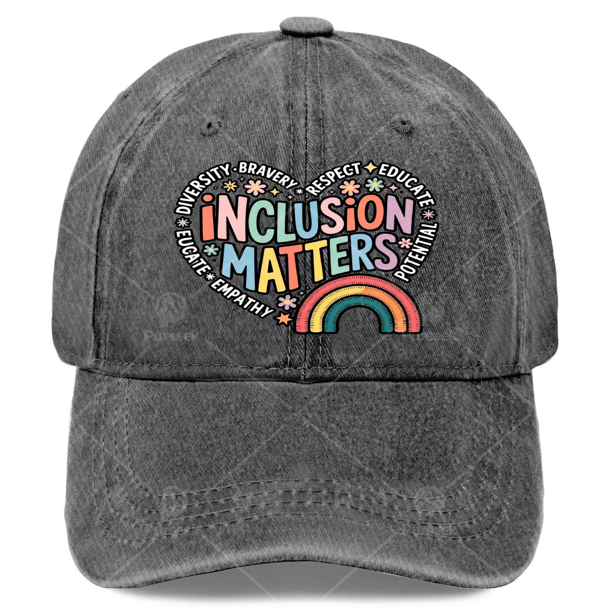 Inclusion Matters Special Education Teacher SPED Autism Baseball Hat Unisex