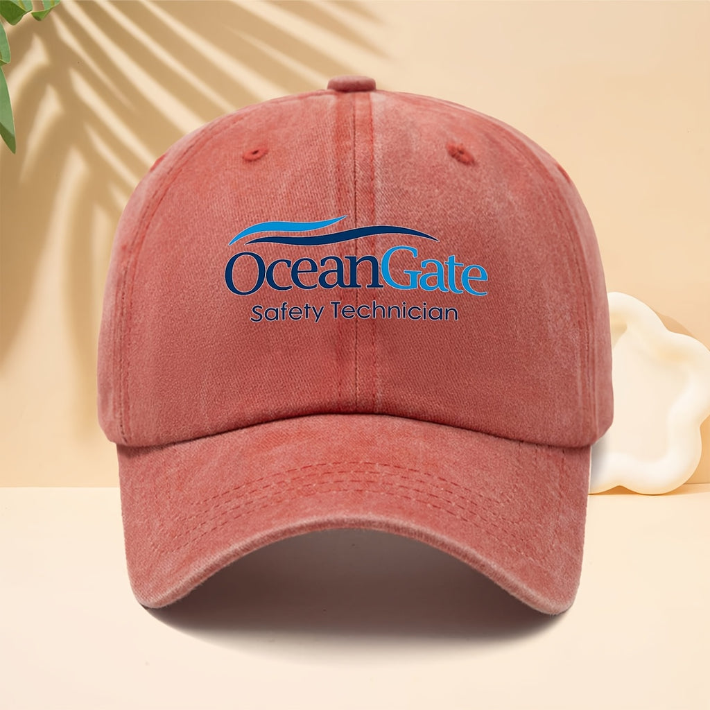 OanGate Security Technician Vintage Washed Baseball Cap, Internet Meme Culture Curved Brim Hat, Trucker Hat for Men and Women, Unisex  Trendy Hip-Hop Hat, Designed to Play on Memes to Showcase Personality, Suitable for Streetwear and Casual Outfits