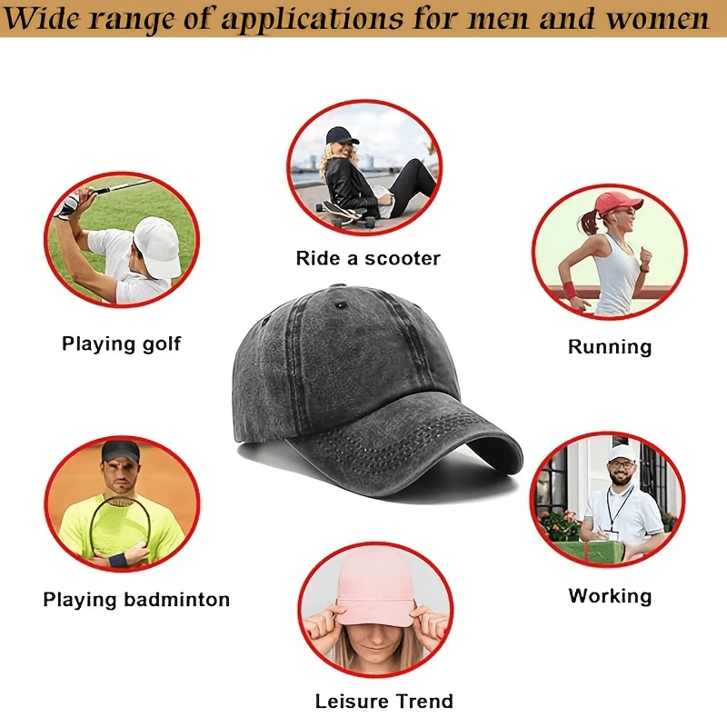1pc Hat, "Heart and Happiness" Printed Baseball Cap, Adjustable Solid Color Hat, Dad Hat, Hiking Hat, Perfect for Outdoor Activities, Daily Outings, Shopping and Dating, Versatile Headwear Accessory