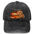 Punchs Monkey Retro Baseball Suitable for & - Lightweight Full-Body Punchs Monkey Print Hat, Round with Iconic Monkey, Hand Washable for Christmas, Events, Casual Wear - Unisex & Fashion Accessory