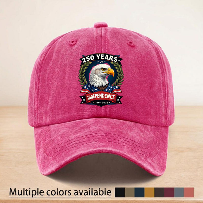 Vintage Eagle Pattern Independence Day Printed Baseball Cap, Adjustable Size, Suitable for All Seasons, Multi-functional, Lightweight and Breathable, Sun, Ideal for Outdoor Sports, Fishing, Picnics, Camping, Casual and Versatile, a Perfect