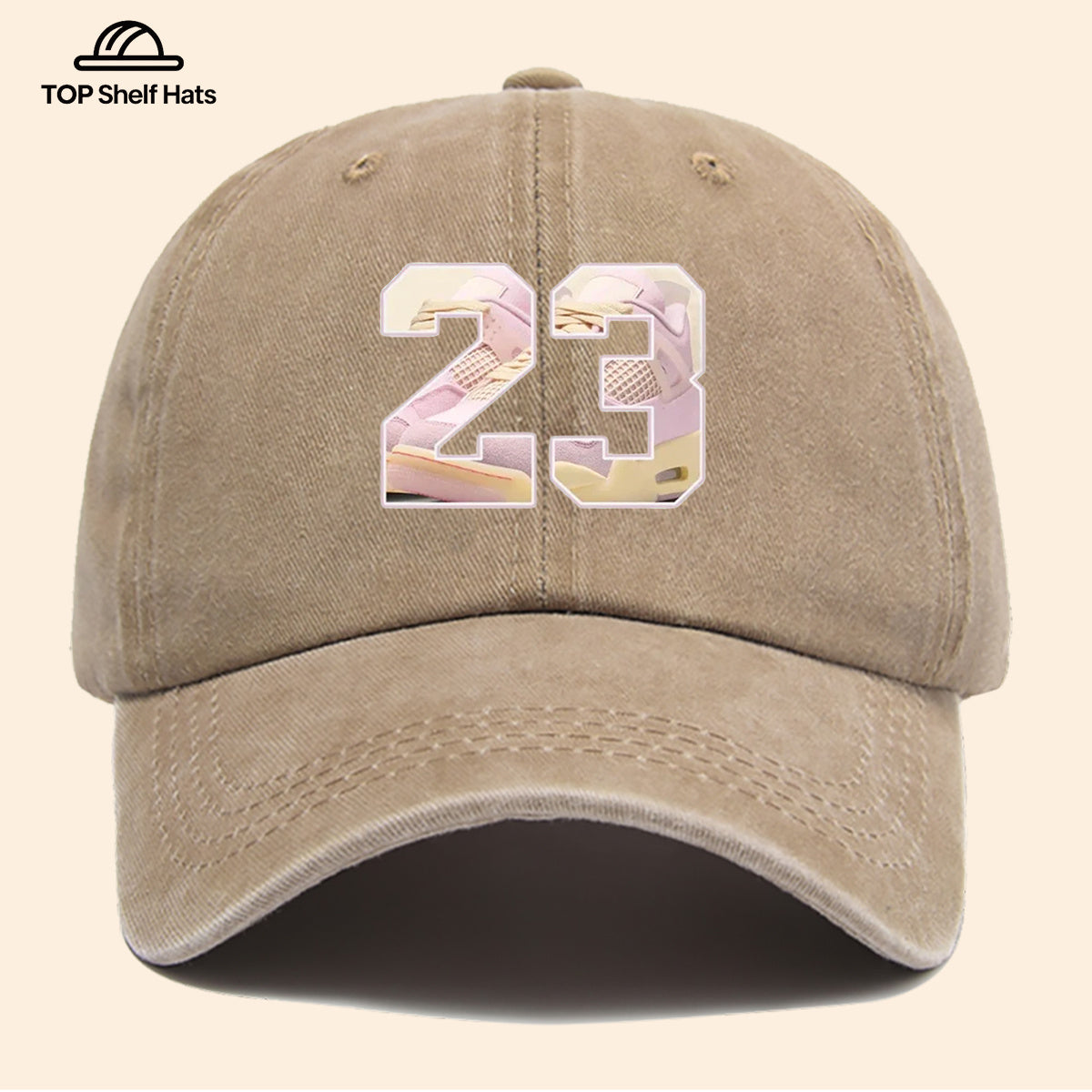 1pc Sports Element Digital "23" Design Printed Baseball Cap, Trendy Street Style Dad Hat, Fashionable Individual All-Match Baseball Cap, Adjustable Size, Hipster Trendy Hat, Street Skate Cap, Suitable for Daily Outings, Trendy Gatherings
