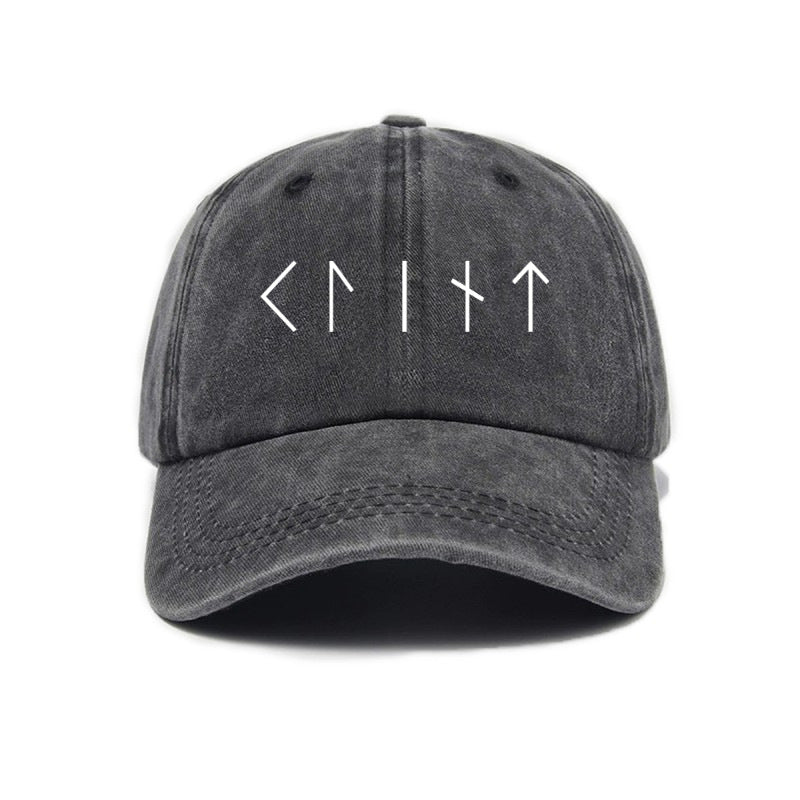 1 Washed Distressed Printed Baseball Cap for Adults, Simple and Versatile Vintage Washed Distressed Outdoor Sun Baseball Cap, Unisex Letter Print Soft Top Hat