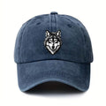 A Stylish And Easy-To-Match Printed Husky Baseball Cap, Suitable for All Genders. It Features a Classic Vintage Wash Effect And a Lightweight Curved Brim Design, Making It Perfect for Outdoor Activities And an Ideal Choice for Vacations, Travel, And