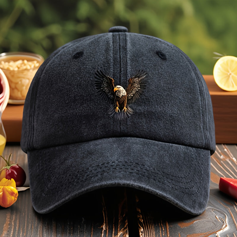 Eagle Spread Wings Print Baseball Cap Men Outdoor Hat Fashion Versatile Hip-Hop Trendy