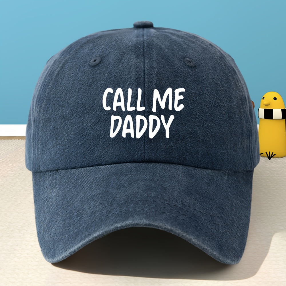 Adult Unisex Printed Baseball Cap Men Women Classic Washed Distressed Vintage Duckbill Cap Outdoor Casual Sports Streetwear Vacation Hat Individual Street Rock Rap Hip-Hop Cap Soft Comfortable Sweat-Absorbing Adjustable Hat