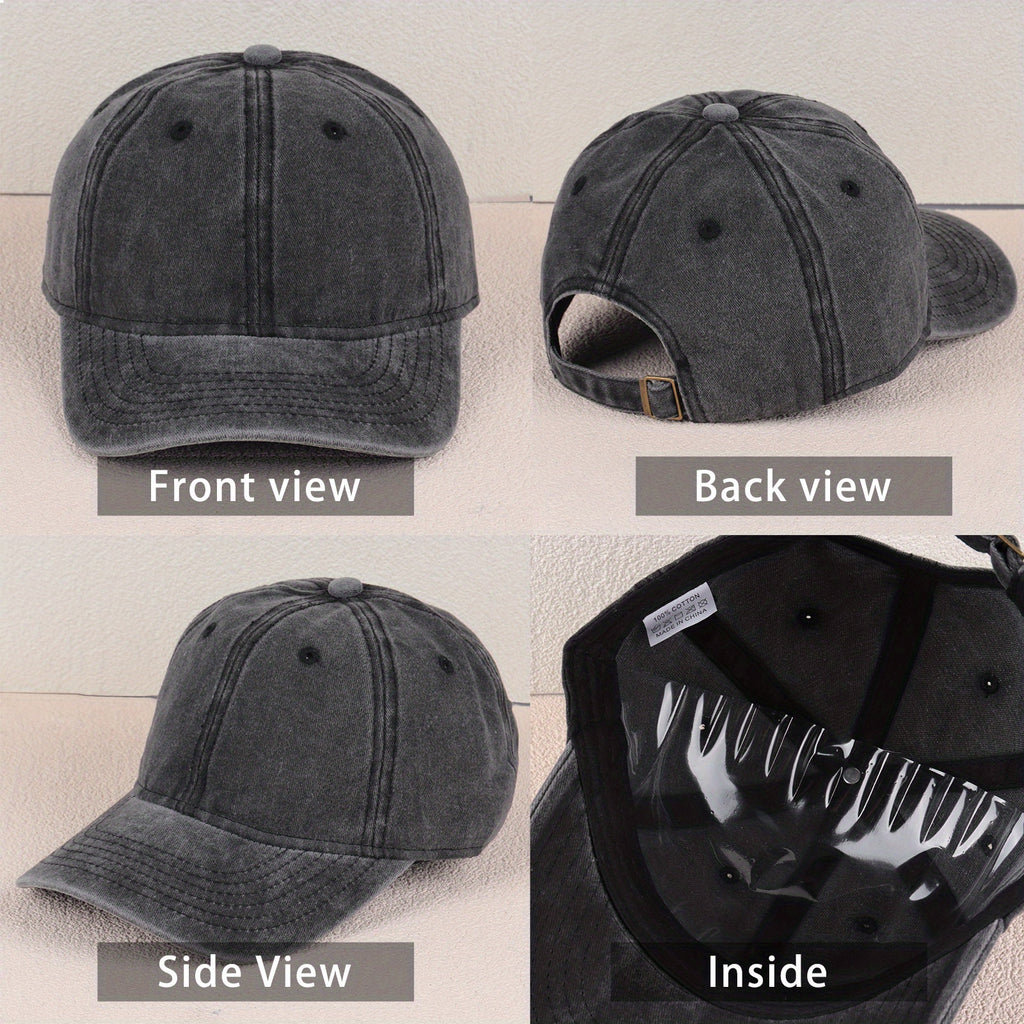 PLANT LADY Baseball Cap | Vintage Washed Soft Breathable Adjustable Dad Hat, Suitable for Women and Men, Gardening Outdoor Casual Unisex Hat, Perfect Gift for Plant Enthusiasts, Durable Headwear, Fashionable Headscarf, All-season Wear