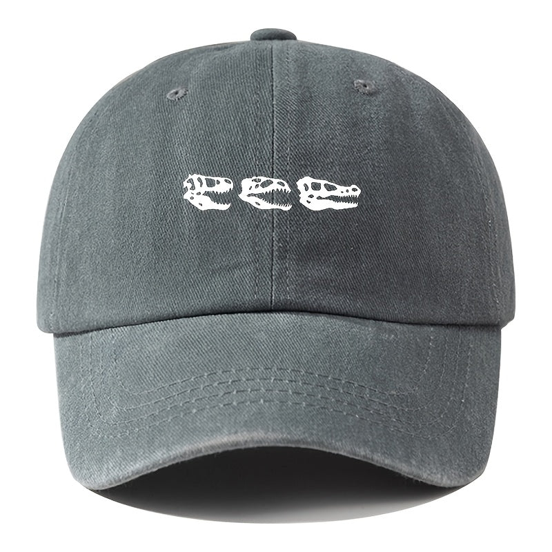 Men'S Baseball Cap Unisex Cartoon Print Adjustable Fashion Versatile Duckbill Hat Suitable for Outdoor Camping, Hiking, Fishing