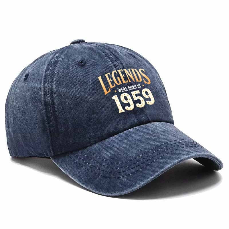 Vintage 1959 Baseball Cap | Retro Sporty Polyester Casual Hat, Hand Washable, Suitable for Various Holidays and Seasons