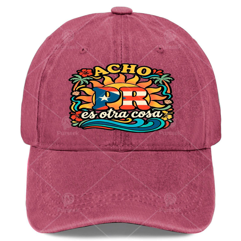 I Think PR Is Another Thing: a Unisex Funny Souvenir Baseball Representing Puerto Rican Culture