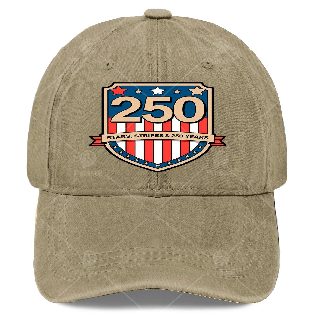 250 Years Usas Flag American 250Th Anniversary Patriotics Baseball Hat Unisex