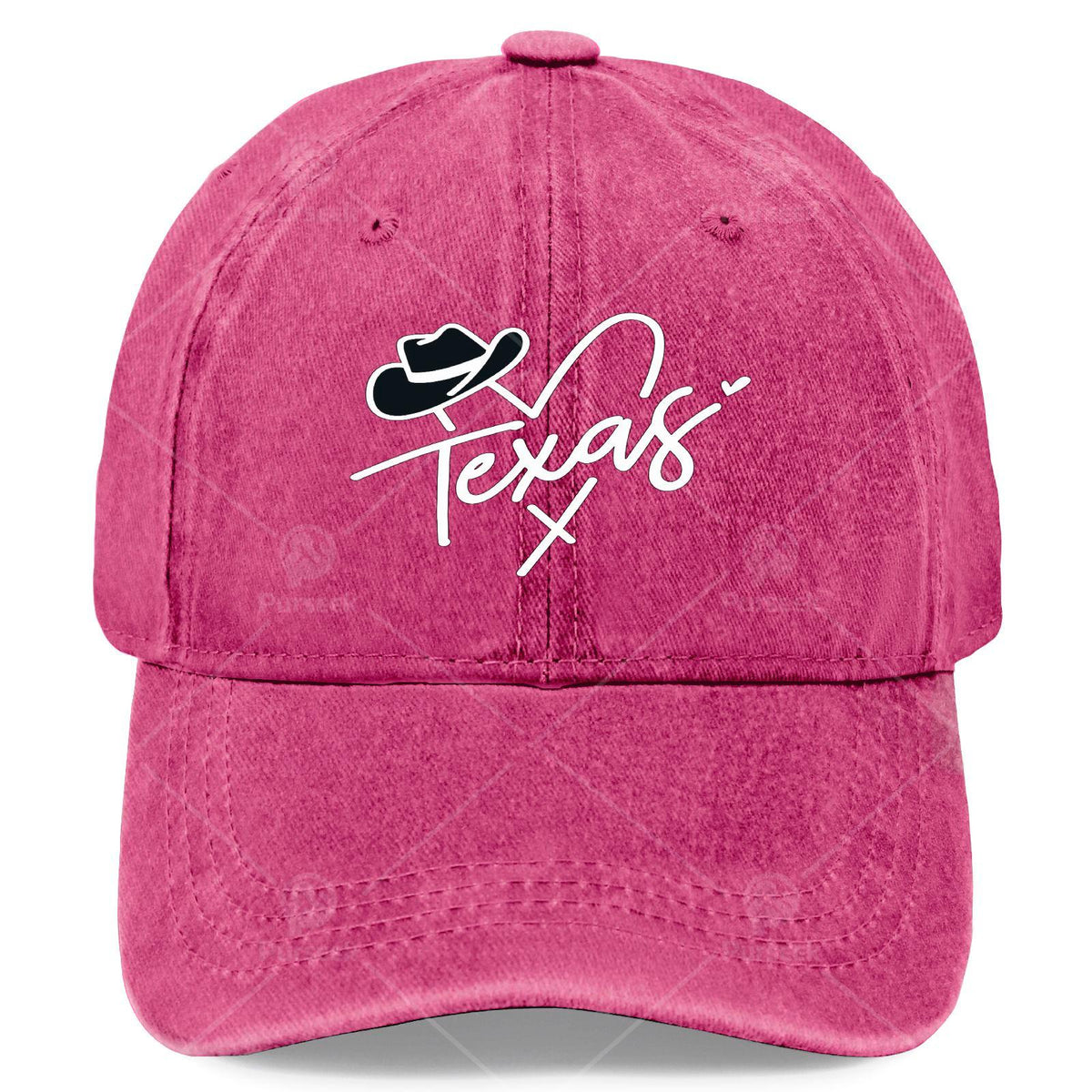 Texas Heart Hat State Pride Design Baseball Hat Unisex Fashion Washed