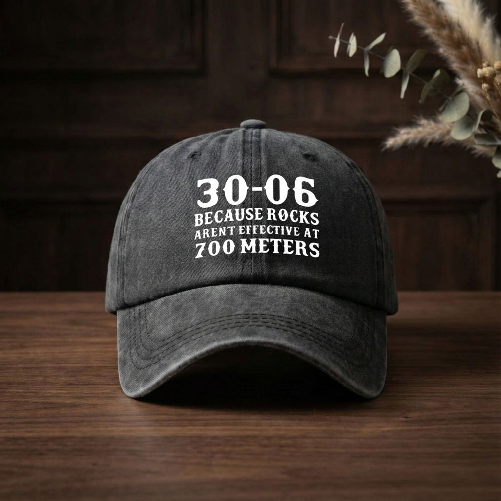 30-06 Because Roses Aren'T Effective at 700 Meters Made of Suitable Material for 2026 New Vintage Duckbill Cap Washed Baseball Cap Men'S Printed Outdoor Fashion Hat Unisex