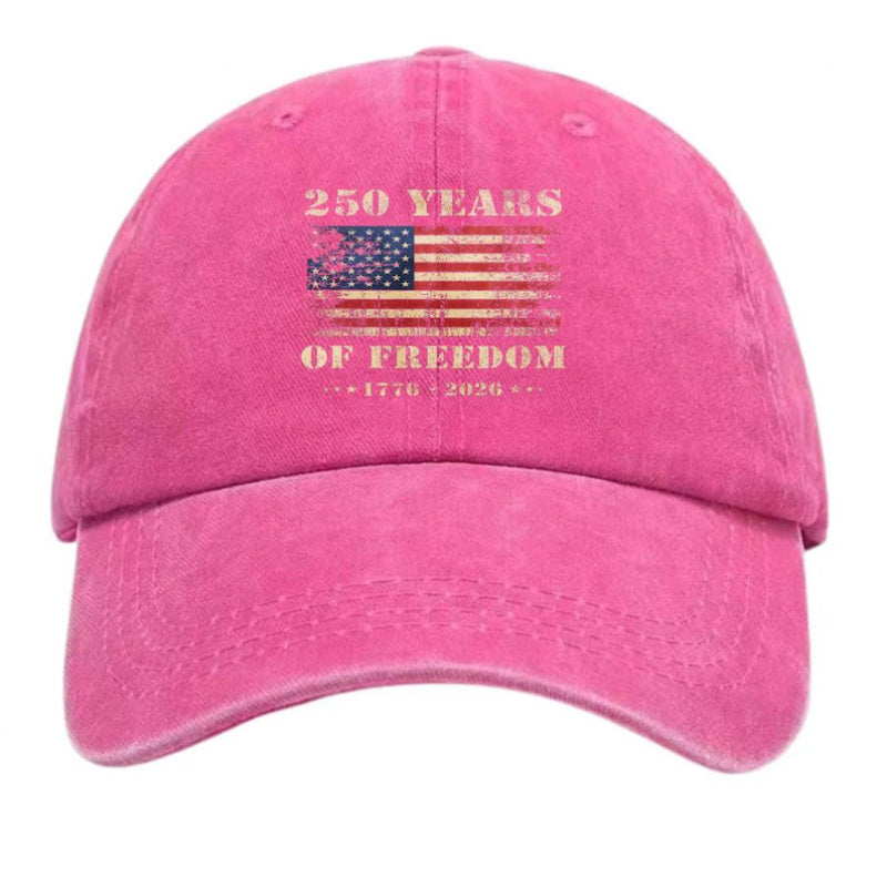 1776-2026 Patriotic Dad Hat Suitable for - Wear, Vintage USA Flag Baseball Cap with Distressed, Lightweight Buckle Closure for 4th Gifts, American Heritage Cap for & (Hand Washable)