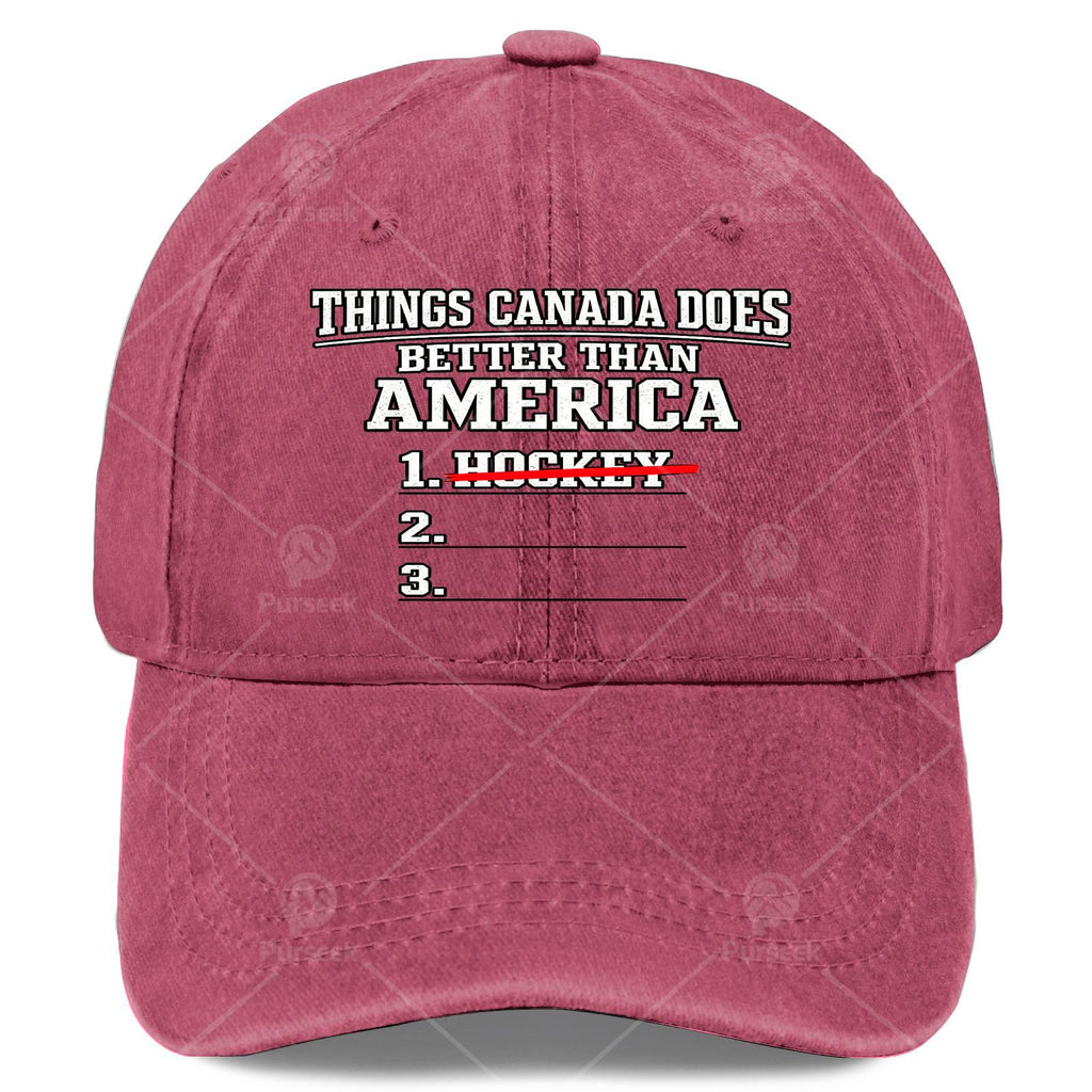 Canadian-Themed Retro Baseball Cap, Suitable for Hockey And Independence Day - Lightweight And Unisex, Printed with Canadian Slogans And Featuring an All-Over Maple Leaf Pattern, Ideal As a Christmas Gift, for Events, And for Everyday Casual Wear