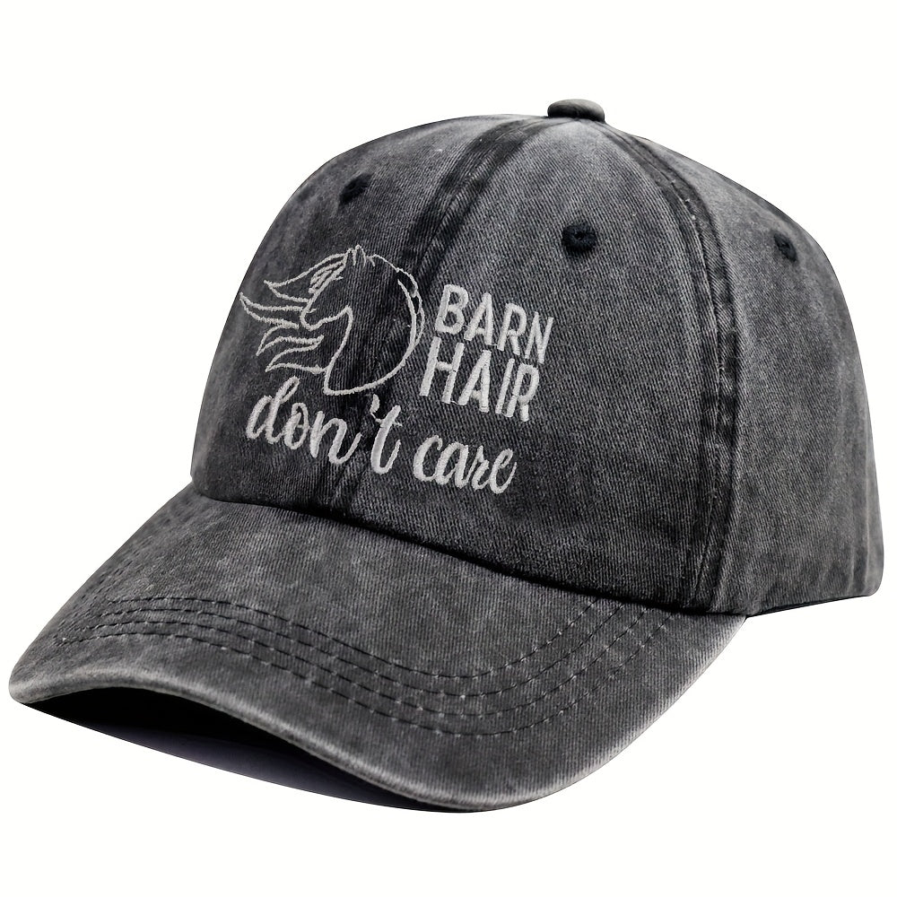 Equine Lovers' Adjustable Washable Hat