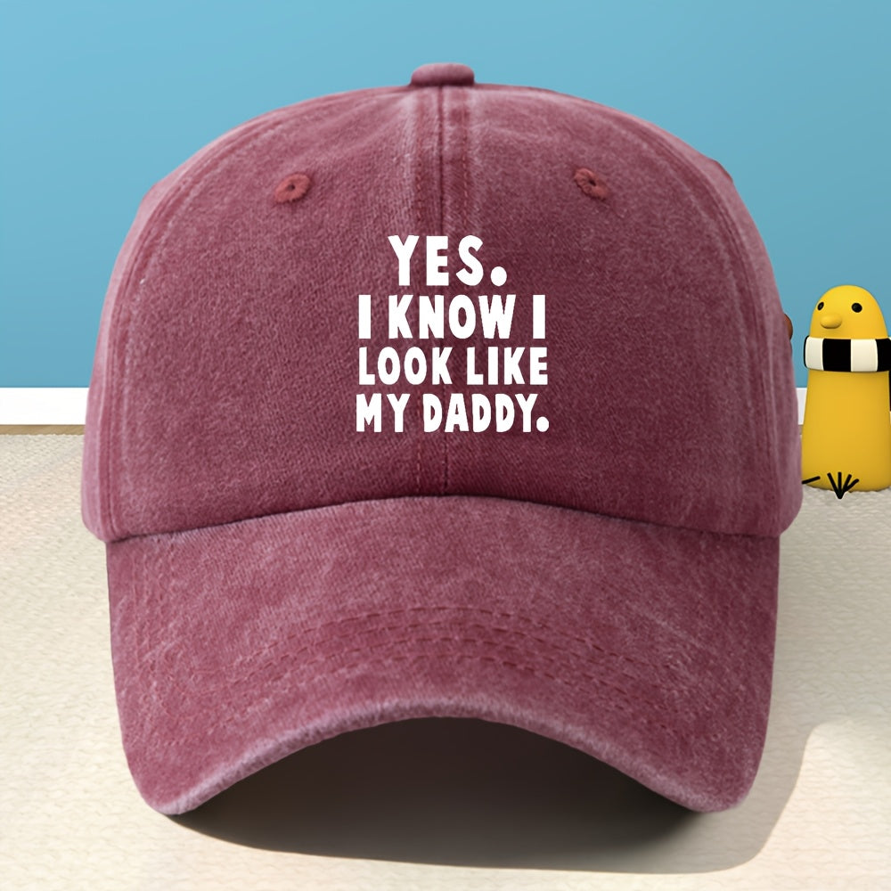 Unisex Printed Baseball Cap, Classic Washed Distressed Vintage Duckbill Cap for Outdoor, Casual, Sports, Shopping, and Vacation,  Street Rock Rap Hip-Hop Hat, Soft, Comfortable, Sweat-Absorbent, Adjustable Cap
