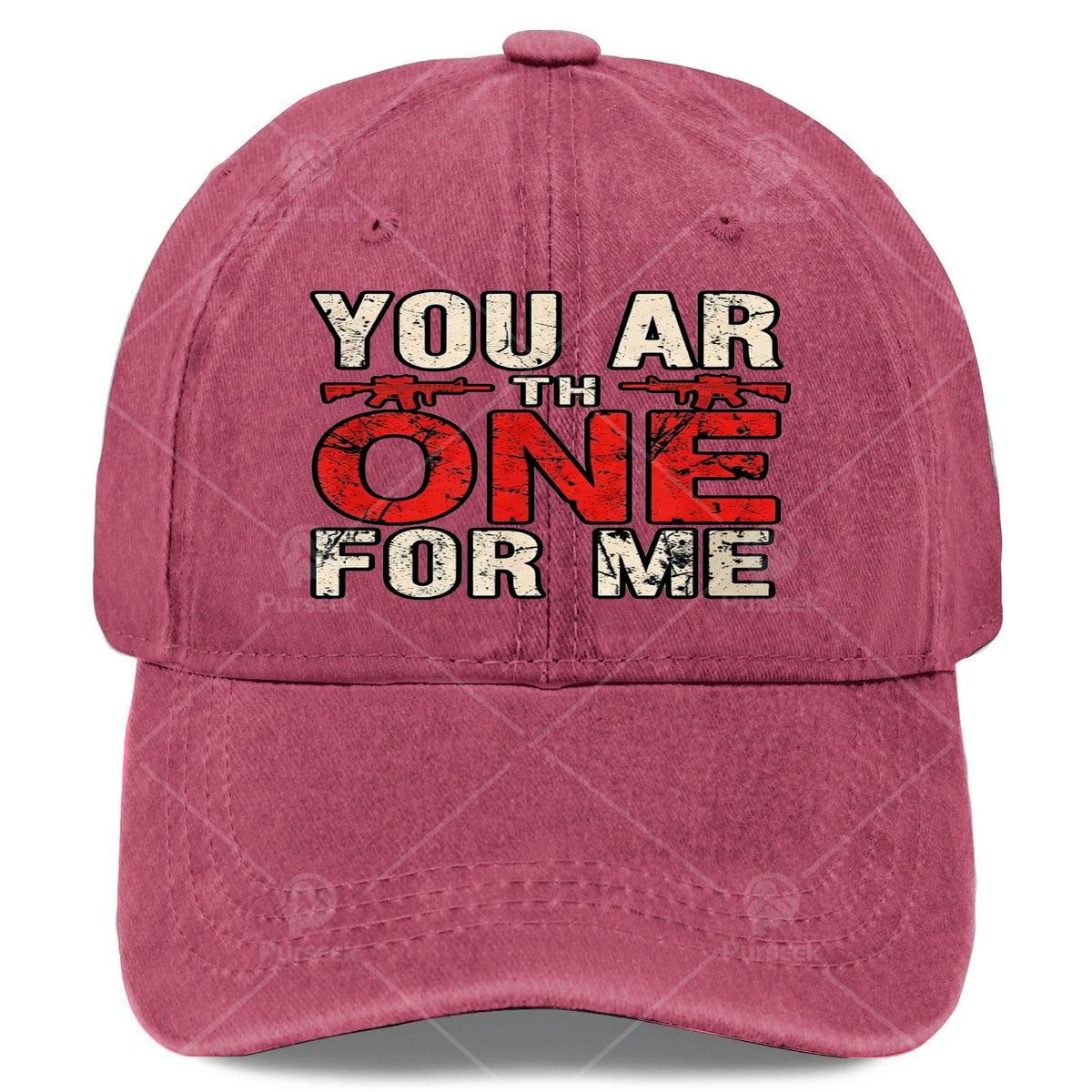 You'Re The One I'M Looking For, Unisex Baseball Cap, Low-Key Style, Washed And Distressed
