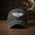 Montana Travel Inspired Big Sky Country Text Design Summer Breathable Universal Trucker Hat Men's Outdoor Fishing Sun Hat Women's Sports Running Printed Baseball Cap Trendy
