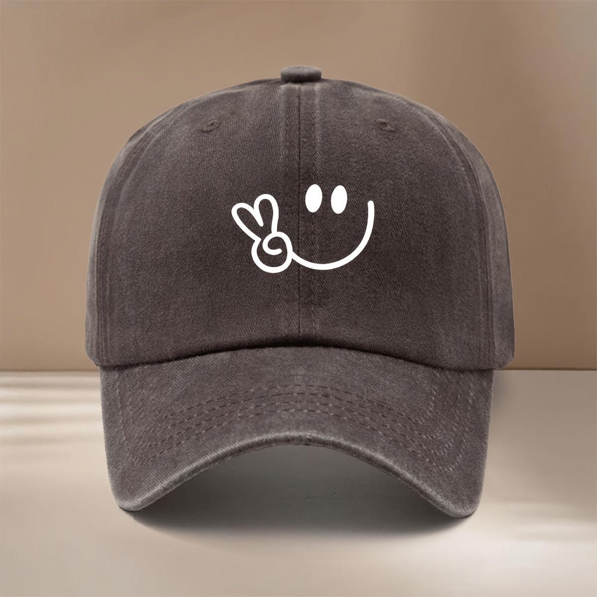 Printed Yeezy Face Pattern Baseball Cap Casual Style 6-Panel Hat Trendy Textured Casual Hat Lightweight Comfortable Duckbill Cap Unisex Curved Brim Hat Hip-Hop Cap Adjustable Size Easy Fashion All-Season Sports Event Support Matching Vacation Travel