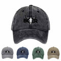 for denим Baseball Cap with Cow Print - Minimalist Deni Texture Textile Hat Suitable for Everyday Casual, Outdoor Activities & for back-to-/Teacher Gifts (Hand Washable)