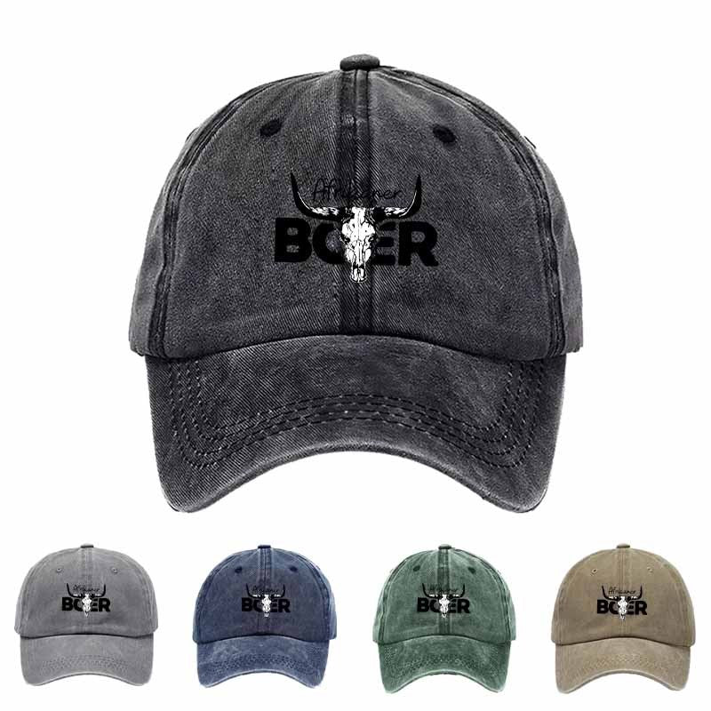 for denим Baseball Cap with Cow Print - Minimalist Deni Texture Textile Hat Suitable for Everyday Casual, Outdoor Activities & for back-to-/Teacher Gifts (Hand Washable)