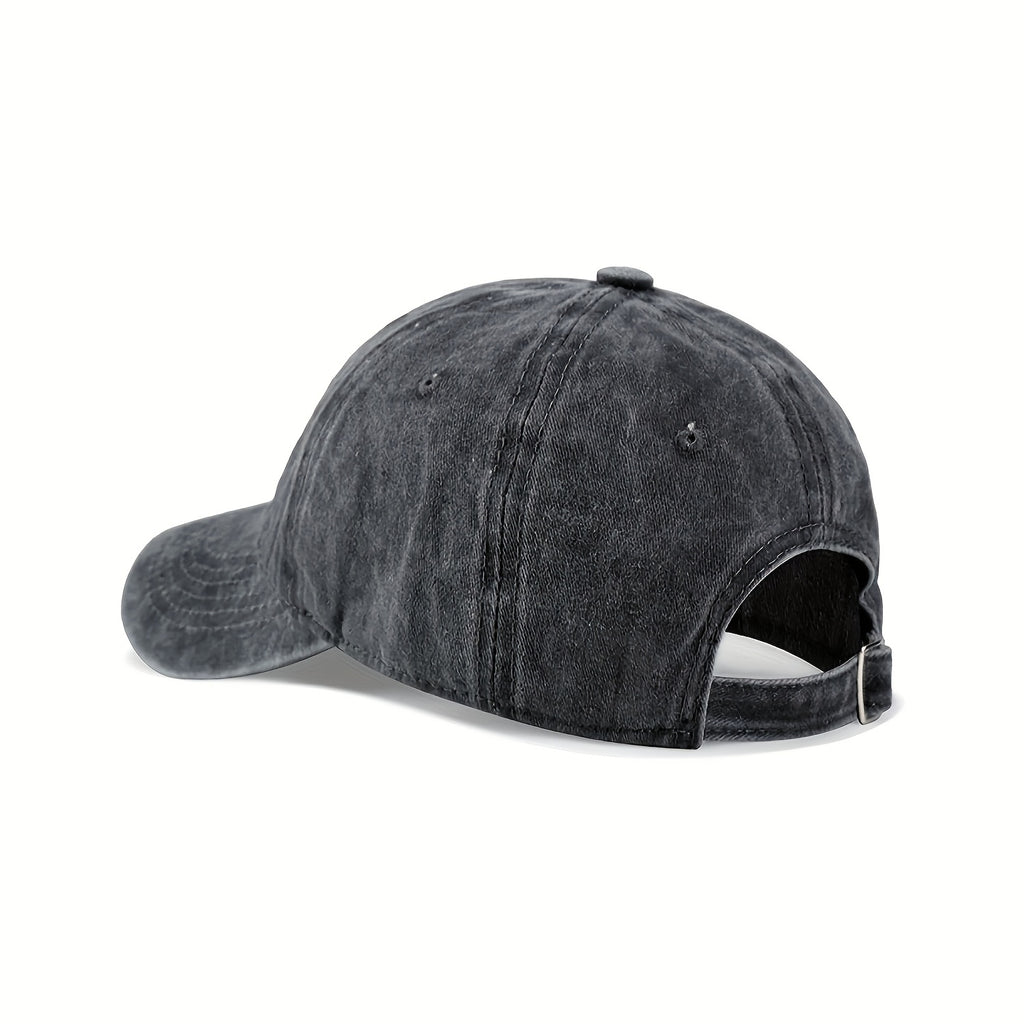 Halloween Retro Washed Cap for Men And Women, Cute Ghost Trendy Cap, Adjustable Casual Street Fashion Baseball Cap