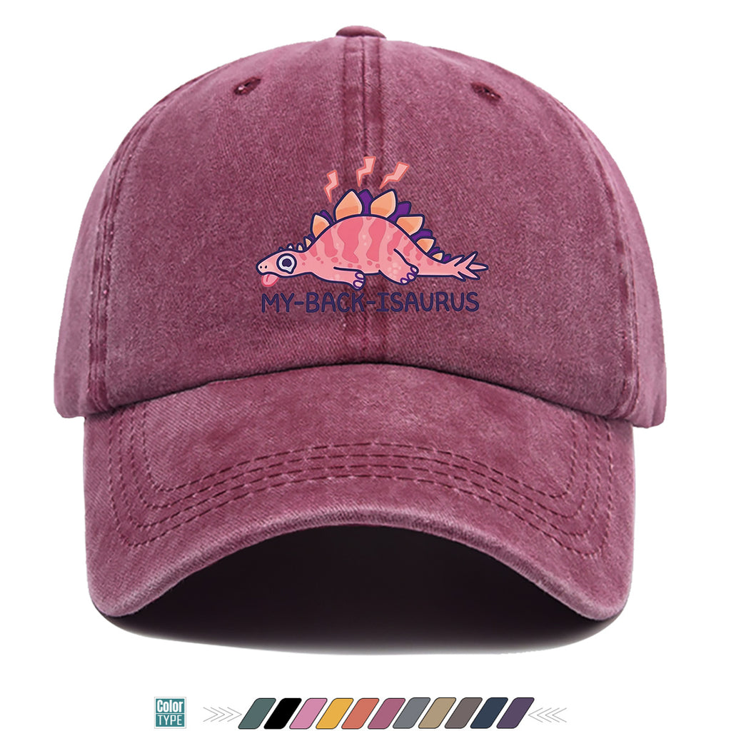 1pc Fun Cartoon Dinosaur "MY-BA-ISAURUS" Printed Baseball Cap, Comfortable Breathable Sun Hat, Fashionable Cute Trendy Unisex Hat, Adjustable Size, Friend Casual Hat, Couple Outing Hat, Suitable for Daily Wear, Shopping, Outdoor, Parties, Camping