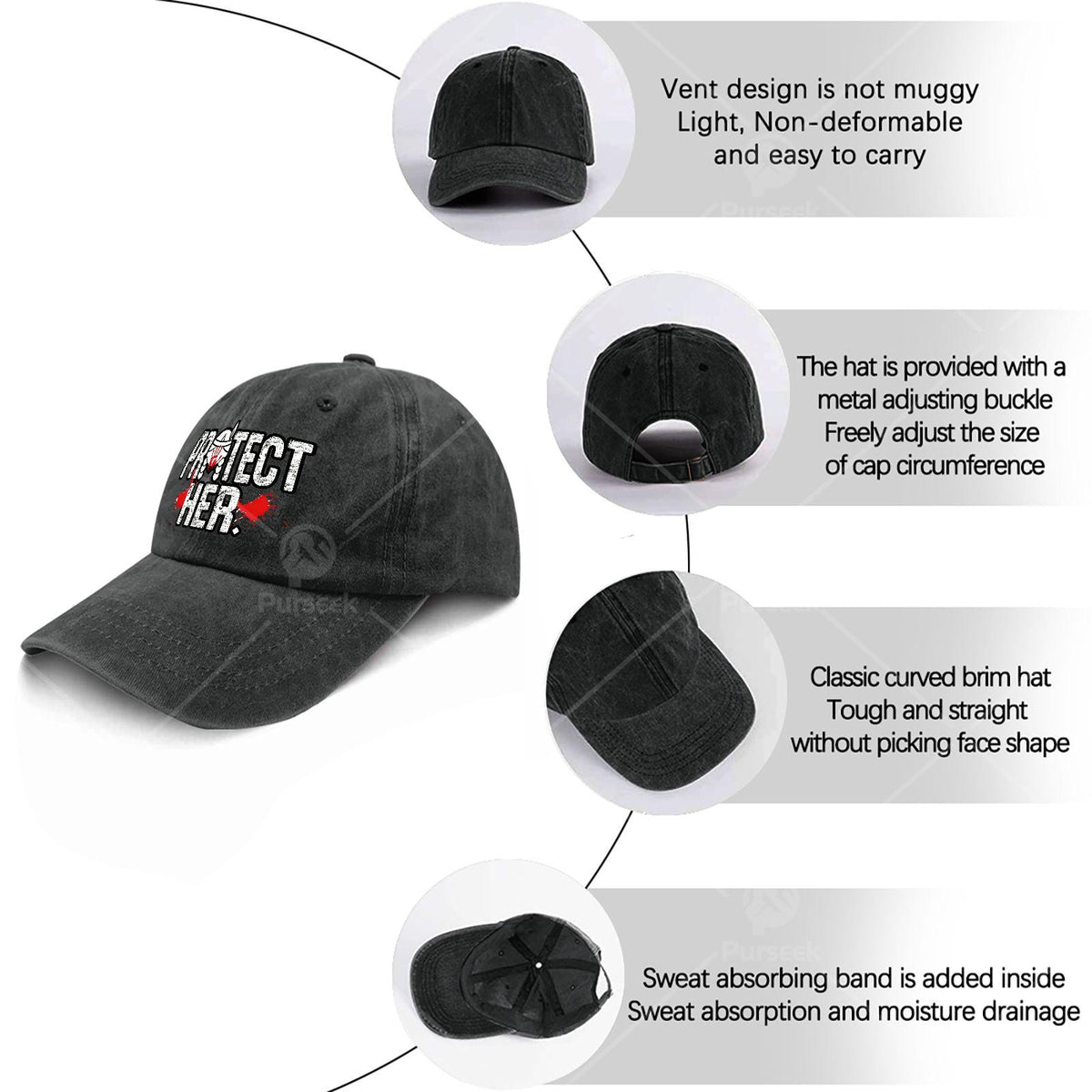 MMIW Awareness Indigenous Women Stolen Sisters Local Art Baseball Hat Unisex