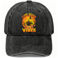 Halloween Pumpkin Washable Cap, Unisex Vintage Adjustable Fashion Baseball Cap, Cool Street Casual Hat