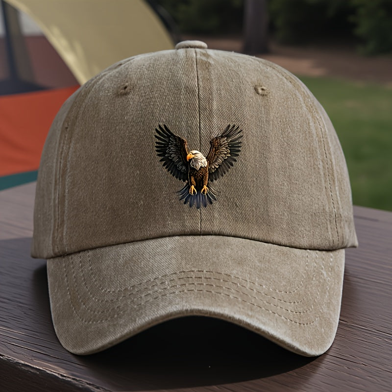 Eagle Spread Wings Print Baseball Cap Men Outdoor Hat Fashion Versatile Hip-Hop Trendy