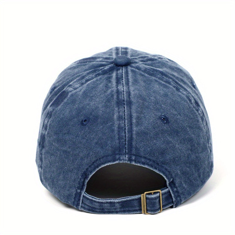 Unisex Adjustable Baseball Cap with Retro Running Horse Design, a Summer Must-Have