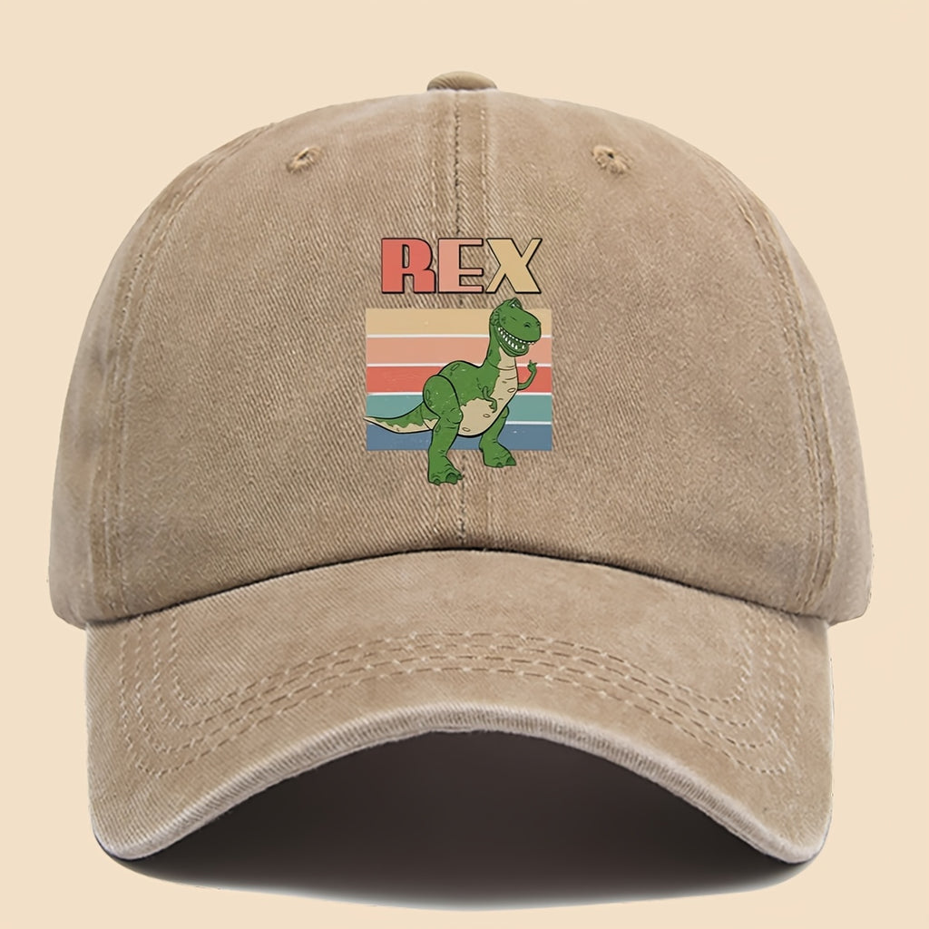 1pc Cute And Lively Cartoon Dinosaur Print Baseball Cap, Fashionable And Versatile, Multi-Color Comfortable Trucker PAPA Hat, Suitable for Outdoor Fishing And Everyday Wear As an Accessory, Perfect for Mom'S Beach Vacation And Casual Wear