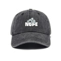 Washed Distressed Printed Baseball Cap Adult Cute Cartoon Koala Letter Print Distressed Soft Top Baseball Cap Unisex Sun Hat